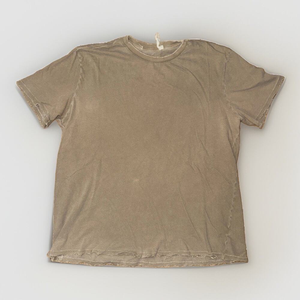 Junk Food Distressed T-Shirt Toupe Medium 21x24